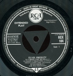 EP Album Label - Elvis Presley - Side 1 -  - 001.jpg